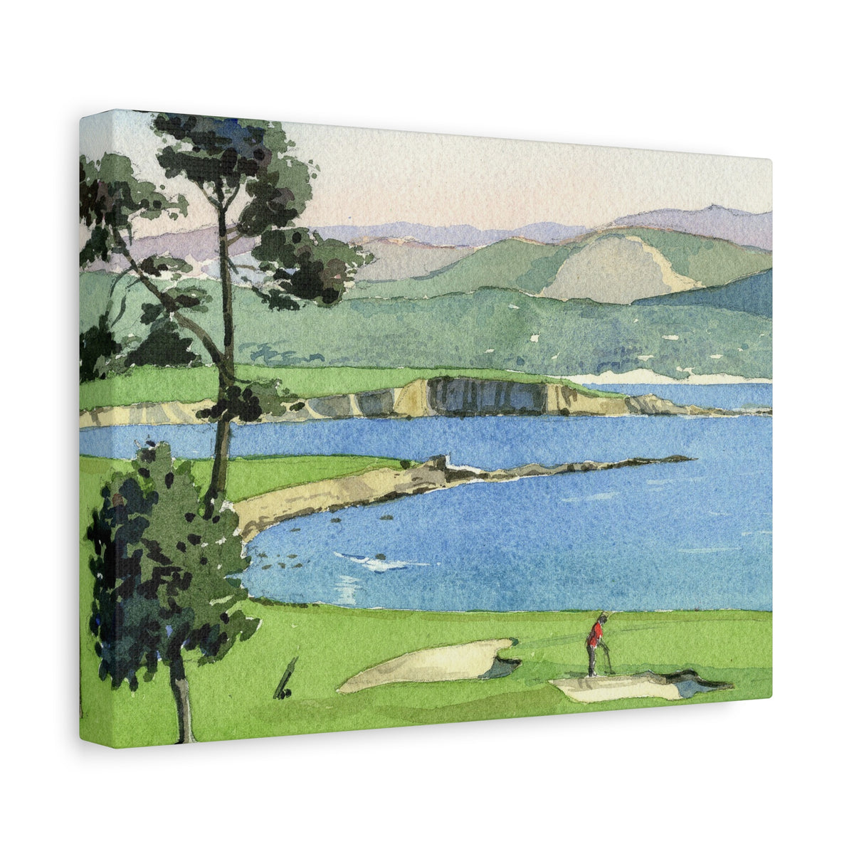 18th Hole - Pebble Beach Sunny Day