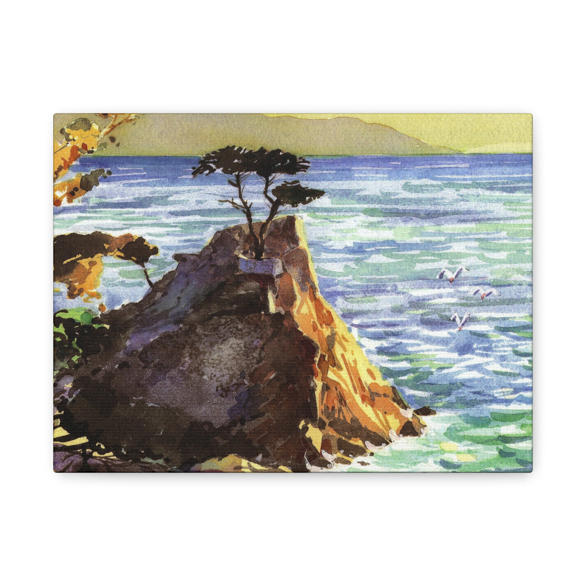 Lone Cypress Sunset