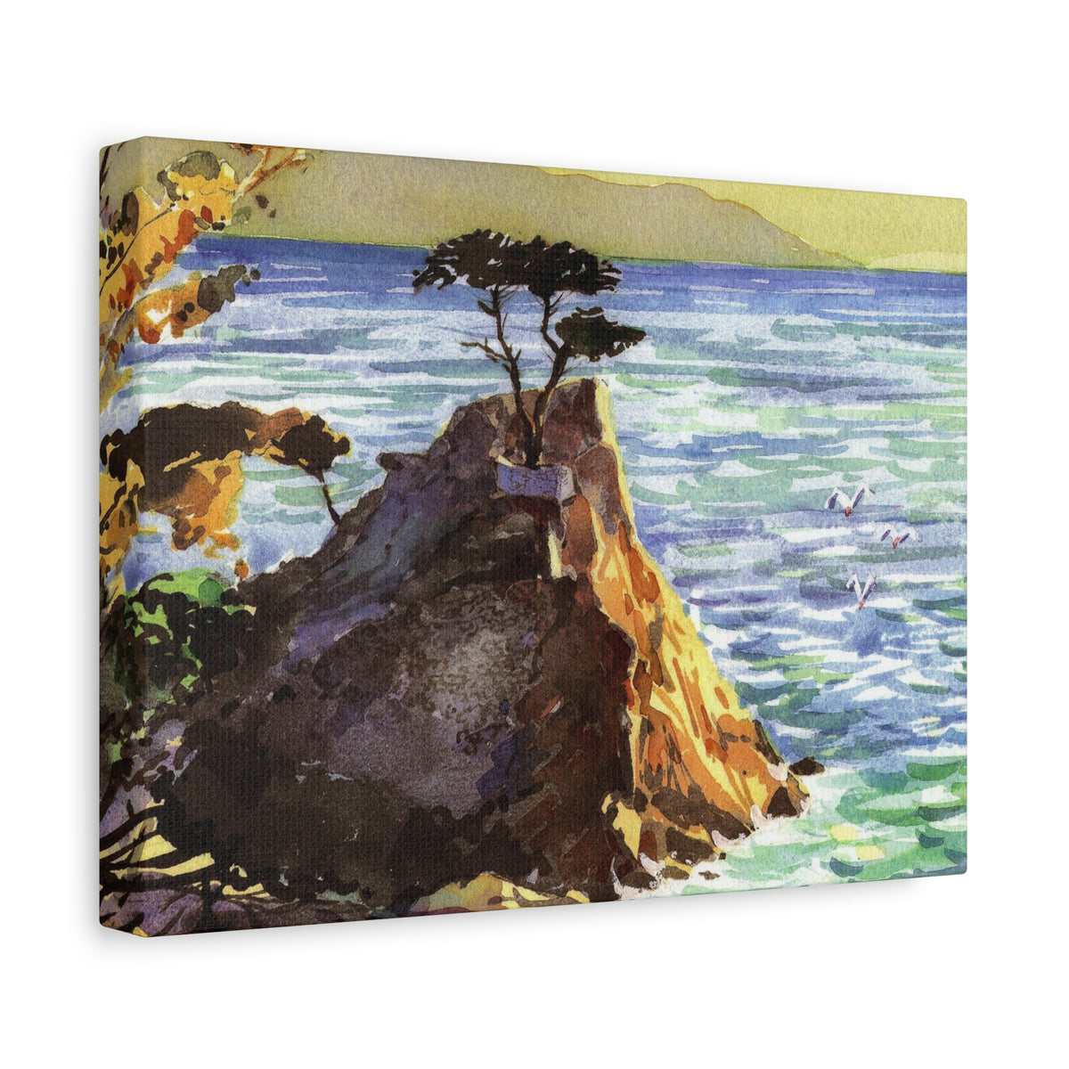 Lone Cypress Sunset