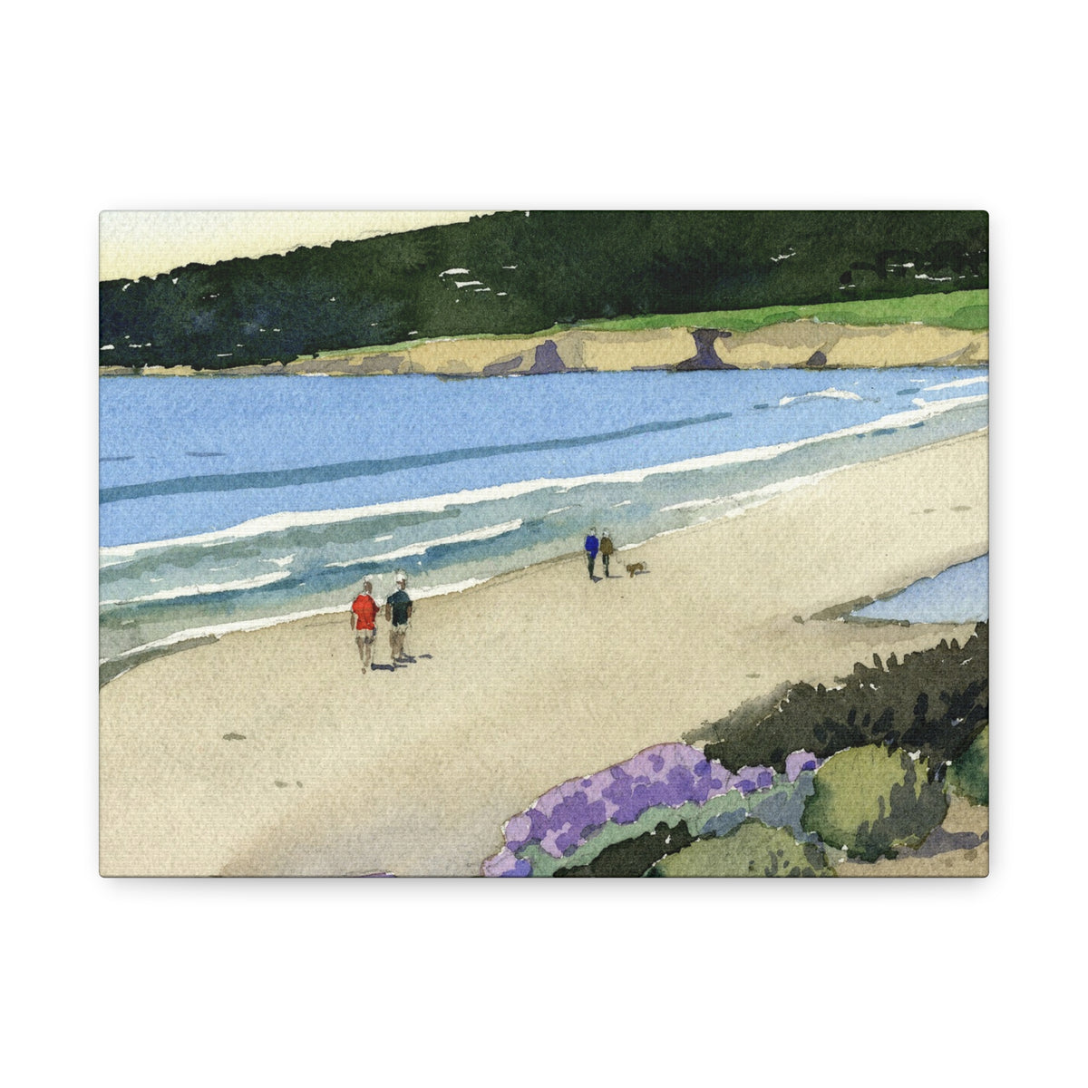 Carmel Beach - Looking at Pebble Beach