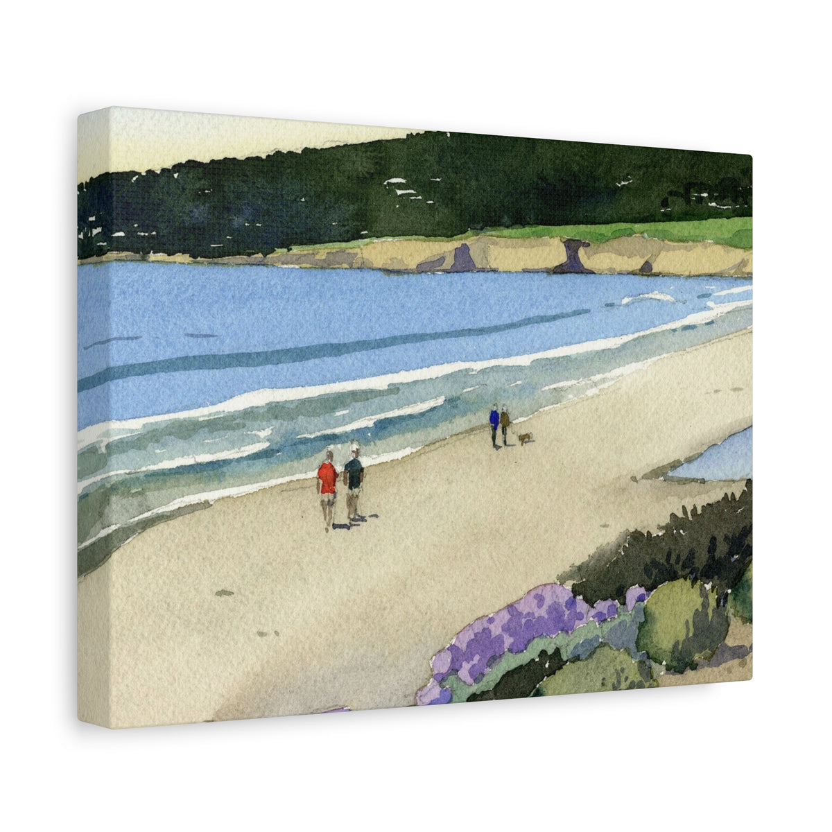 Carmel Beach - Looking at Pebble Beach