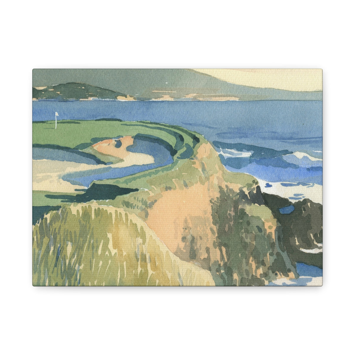 7th Hole - Pebble Beach Sunny Day