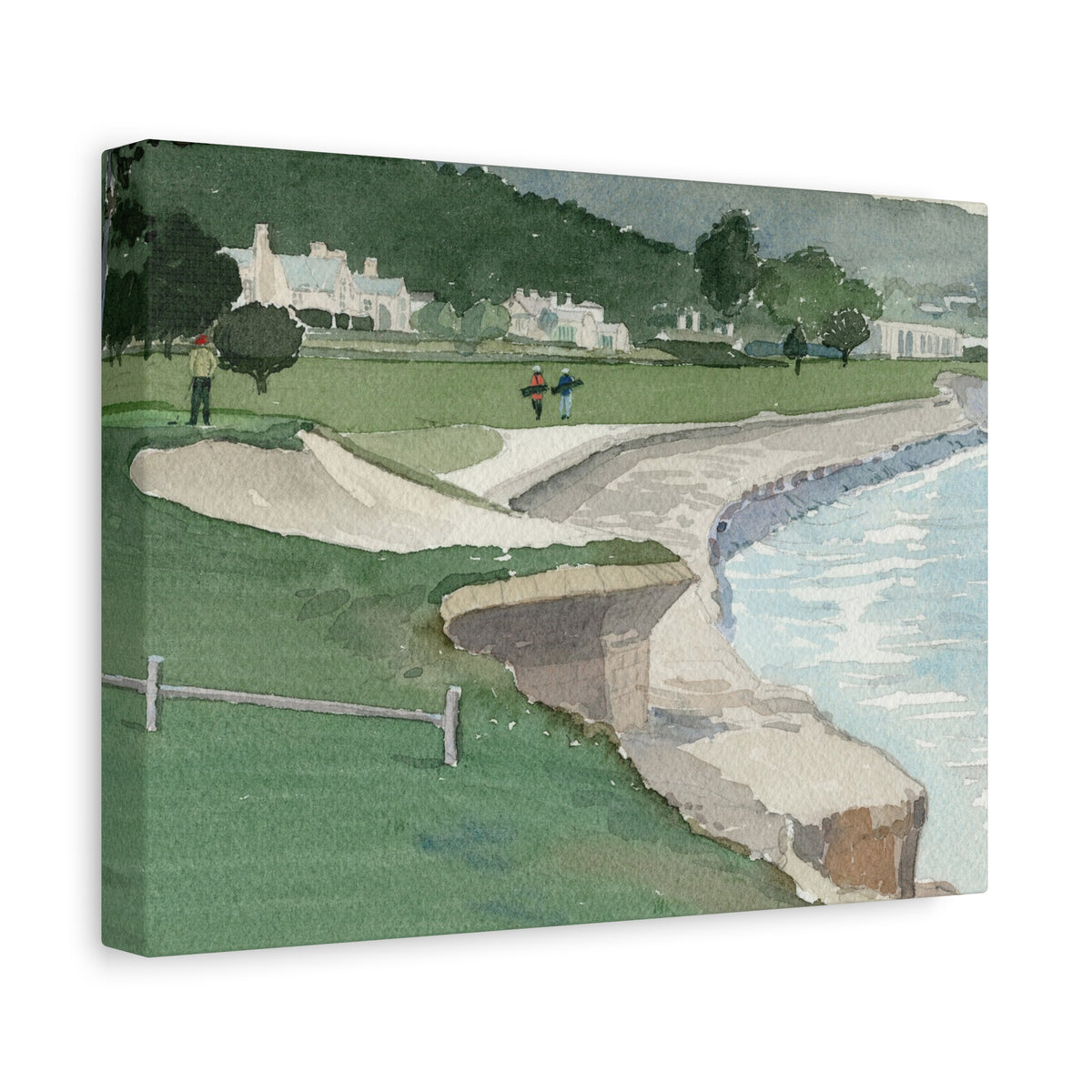 Gray Day 18th Hole - Pebble Beach