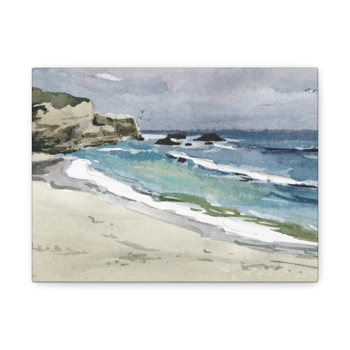 Gray Day on Pacific Coast