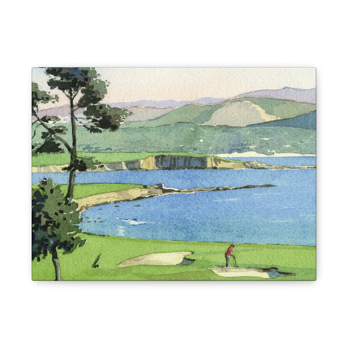 18th Hole - Pebble Beach Sunny Day